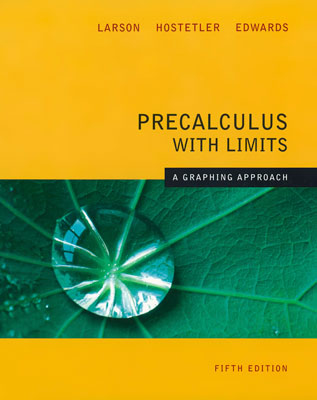 Precalculus With Limits Chapter 2 Test Answers